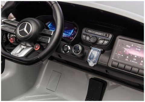 Auto Na Akumulator Mercedes GT63 AMG DK-GT63 24V Lakierowany Jasno Szary