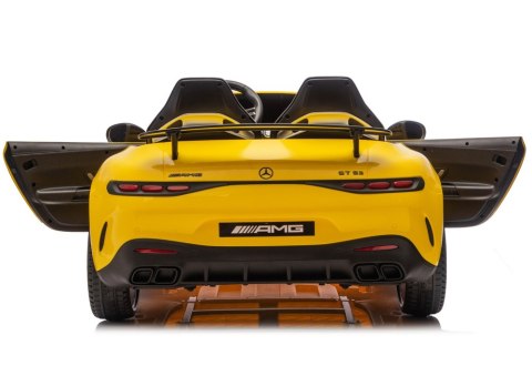 Auto Na Akumulator Mercedes GT63 AMG DK-GT63 24V Żółty
