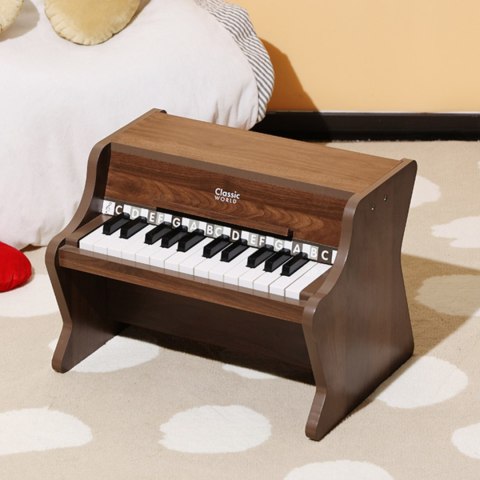 CLASSIC WORLD Drewniane Pianino Klasyczne + Książeczka do Nauki