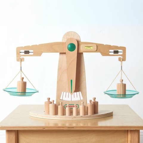 MASTERKIDZ Drewniana Waga Szalkowa