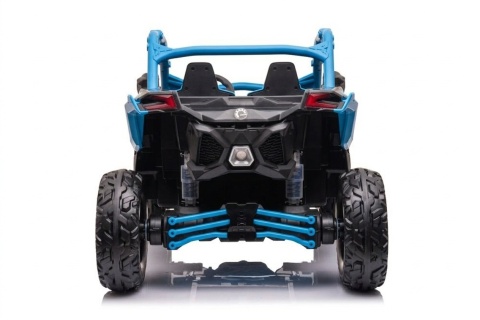MOCNE BUGGY AUTO NA AKUMULATOR DLA 2 DZIECI CAN-AM RS 4X200W RADIO PILOT LED MP3 EVA SKÓRA