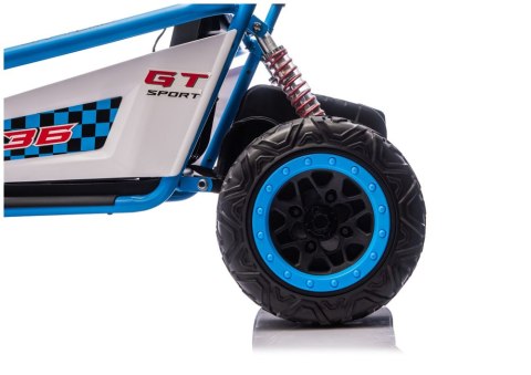 Pojazd Na Akumulator DM-107 24V7 Cichy Silnik Niebieski