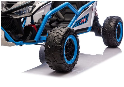 Pojazd Na Akumulator DM-107 24V7 Cichy Silnik Niebieski