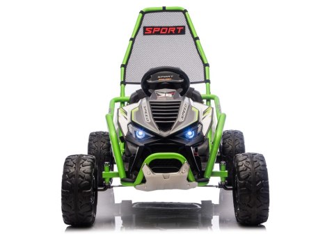 Pojazd Na Akumulator DM-107 24V7 Cichy Silnik Zielony