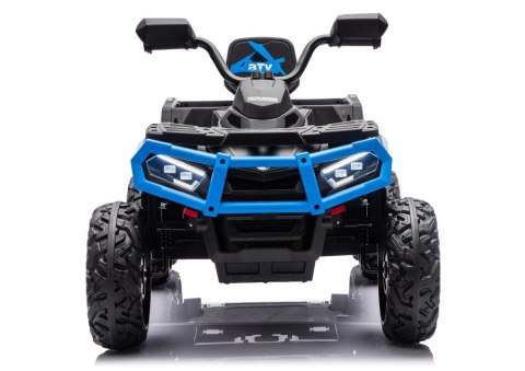DUŻY QUAD NA AKUMULATOR ATV JC606 24V 4x4 6 KÓŁ EVA SKÓRA LED RADIO PILOT