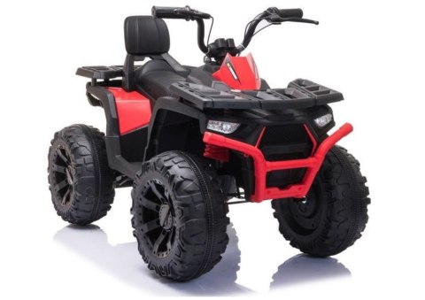 MOCNY QUAD NA AKUMULATOR DLA DZIECKA JC333 2X200W KOŁA EVA ŚWIATŁA LED MP3