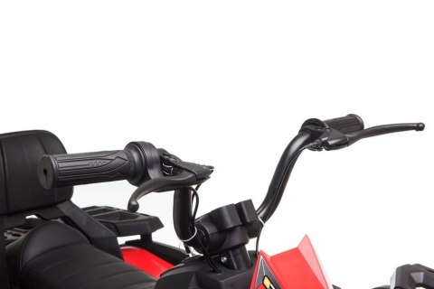 MOCNY QUAD NA AKUMULATOR DLA DZIECKA JC333 2X200W KOŁA EVA ŚWIATŁA LED MP3