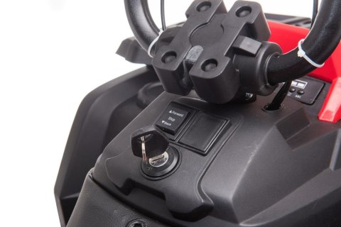 MOCNY QUAD NA AKUMULATOR DLA DZIECKA JC333 2X200W KOŁA EVA ŚWIATŁA LED MP3