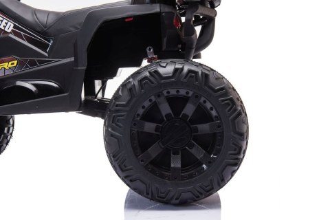 MOCNY QUAD NA AKUMULATOR DLA DZIECKA JC333 2X200W KOŁA EVA ŚWIATŁA LED MP3