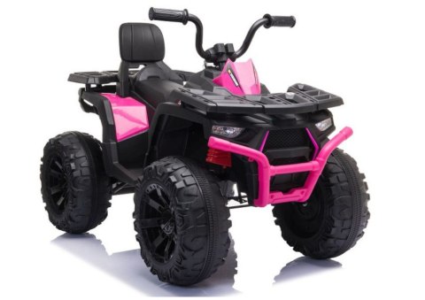 MOCNY QUAD NA AKUMULATOR DLA DZIECKA JC333 2X200W KOŁA EVA ŚWIATŁA LED MP3