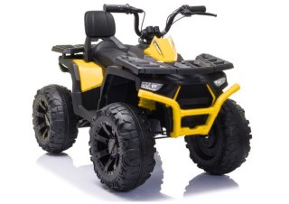 MOCNY QUAD NA AKUMULATOR DLA DZIECKA JC333 2X200W KOŁA EVA ŚWIATŁA LED MP3