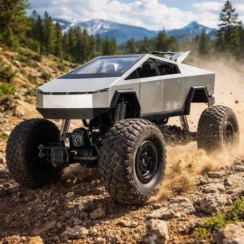 SAMOCHÓD ZDALNIE STEROWANY AUTO RC CYBER PICKUP 1:8 4X4 LED PILOT 2.4 AKU