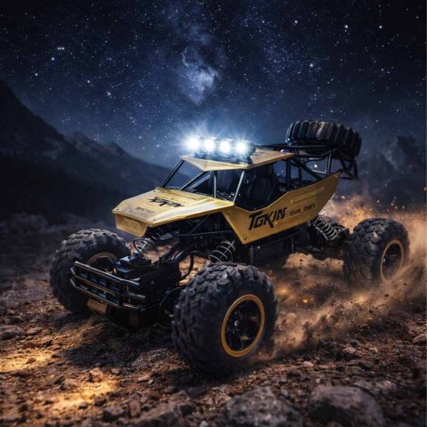 SAMOCHÓD ZDALNIE STEROWANY AUTO RC ROCK CRAWLER 1:12 4X4 METAL PILOT 2.4G AKU