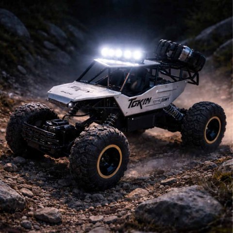 SAMOCHÓD ZDALNIE STEROWANY AUTO RC ROCK CRAWLER 1:12 4X4 METAL PILOT 2.4G AKU