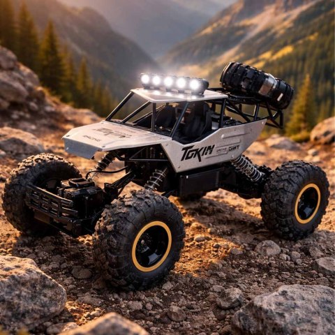 SAMOCHÓD ZDALNIE STEROWANY AUTO RC ROCK CRAWLER 1:12 4X4 METAL PILOT 2.4G AKU