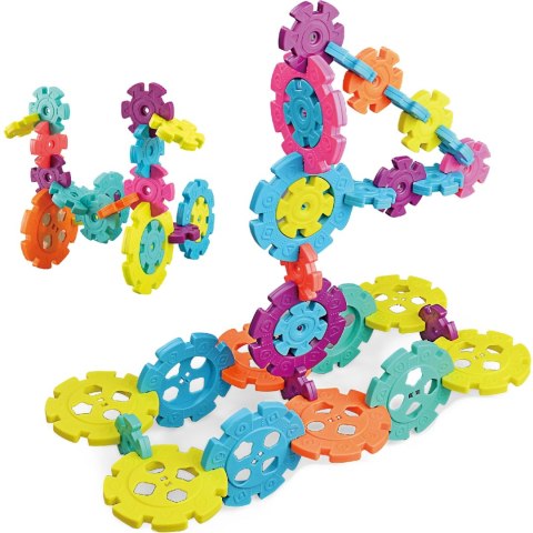 WOOPIE Klocki Konstrukcyjne Wafle Jeżyki w Tubie 206 el.