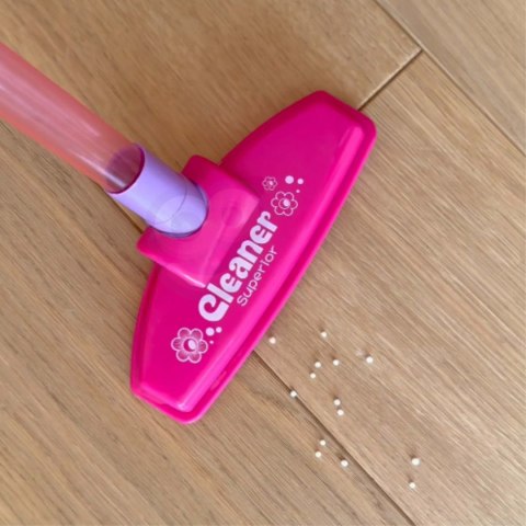 WOOPIE Interaktywny Odkurzacz dla Dzieci z Funkcją Wciągania Różowy