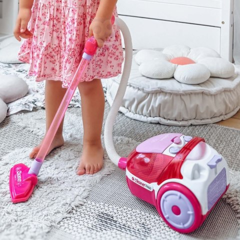WOOPIE Interaktywny Odkurzacz dla Dzieci z Funkcją Wciągania Różowy