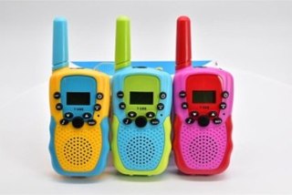 Walkie talkie krótkofalówka dla dzieci zestaw 3 sztuki