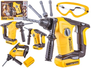 Zestaw Narzędzi Młotowiertarka Młot Wiertarka Udarowa Udar Dla Dzieci
