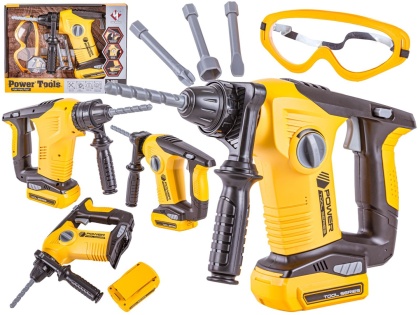 Zestaw Narzędzi Młotowiertarka Młot Wiertarka Udarowa Udar Dla Dzieci