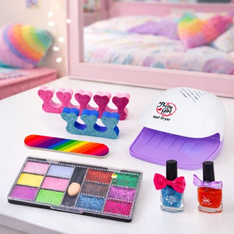 Zestaw Piękności Do Makijażu Paznokci Torebka Regulowana Akcesoria 20 el.