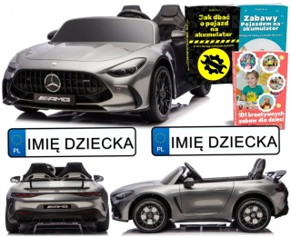 AUTO NA AKUMULATOR DLA 2 DZIECI MERCEDES GT63 AMG DK-GT63 LAKIER LCD 4X200W