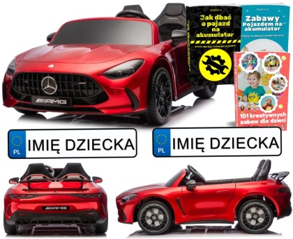 AUTO NA AKUMULATOR DLA 2 DZIECI MERCEDES GT63 AMG DK-GT63 LAKIER LCD 4X200W