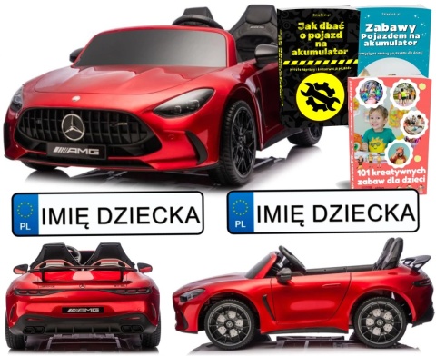 AUTO NA AKUMULATOR DLA 2 DZIECI MERCEDES GT63 AMG DK-GT63 LAKIER LCD 4X200W