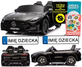 AUTO NA AKUMULATOR DLA 2 DZIECI MERCEDES GT63 AMG DK-GT63 LCD 2X320W CICHY SILNIK