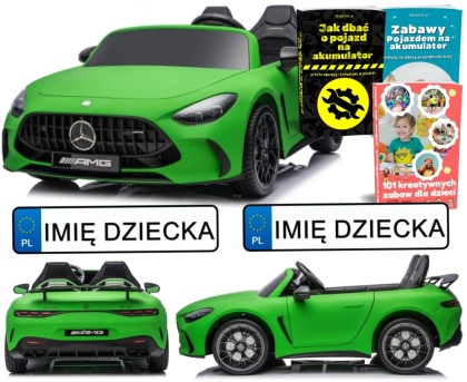 AUTO NA AKUMULATOR DLA 2 DZIECI MERCEDES GT63 AMG DK-GT63 LCD 2X320W CICHY SILNIK