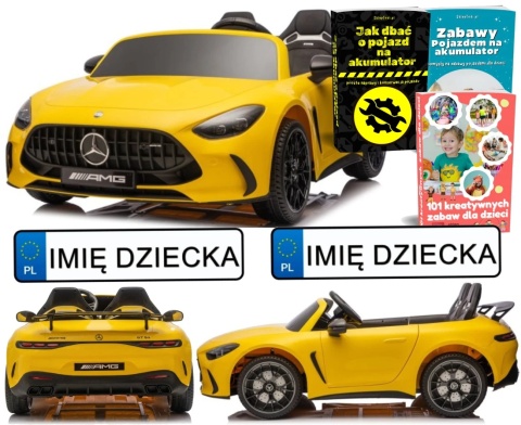 AUTO NA AKUMULATOR DLA 2 DZIECI MERCEDES GT63 AMG DK-GT63 LCD 4X200W 24V