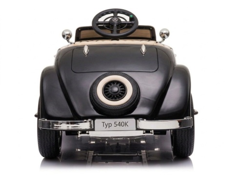 AUTO NA AKUMULATOR DLA DZIECKA RETRO MERCEDES 540K 4X4 PILOT LED EVA SKÓRA