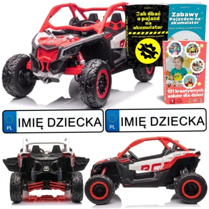 AUTO NA AKUMULATOR BUGGY MAVERICK CAN-AM TURBO RS STRONG AIR 4X200W 24V LED