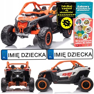 AUTO NA AKUMULATOR BUGGY MAVERICK CAN-AM TURBO RS STRONG AIR 4X200W 24V LED