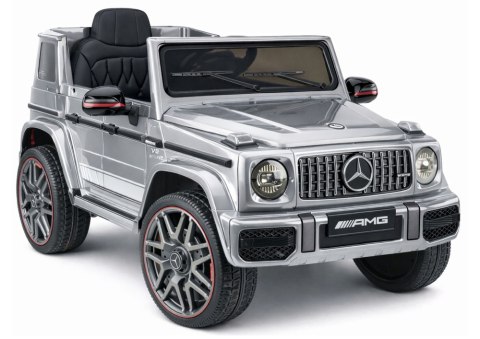 AUTO NA AKUMULATOR DLA DZIECKA MERCEDES AMG G63 LAKIER 2X200W EVA SKÓRA LED