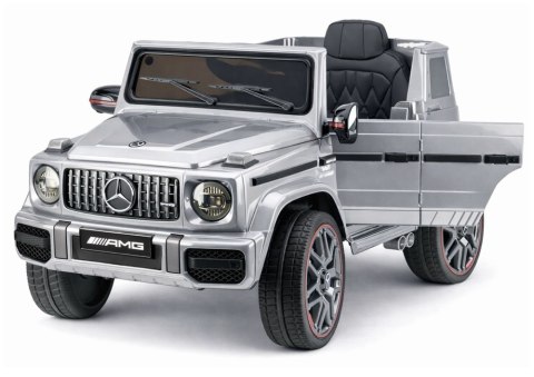 AUTO NA AKUMULATOR DLA DZIECKA MERCEDES AMG G63 LAKIER 2X200W EVA SKÓRA LED
