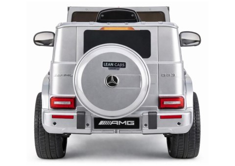 AUTO NA AKUMULATOR DLA DZIECKA MERCEDES AMG G63 LAKIER 2X200W EVA SKÓRA LED