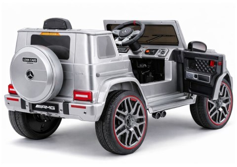 AUTO NA AKUMULATOR DLA DZIECKA MERCEDES AMG G63 LAKIER 2X200W EVA SKÓRA LED