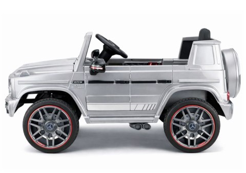 AUTO NA AKUMULATOR DLA DZIECKA MERCEDES AMG G63 LAKIER 2X200W EVA SKÓRA LED