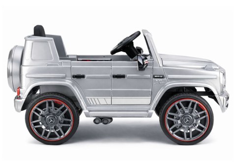 AUTO NA AKUMULATOR DLA DZIECKA MERCEDES AMG G63 LAKIER 2X200W EVA SKÓRA LED