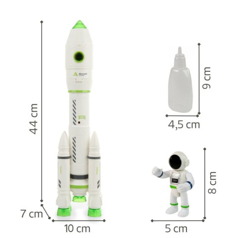 INTERAKTYWNA RAKIETA KOSMICZNA SPACE ZESTAW KREATYWNY DLA DZIECI