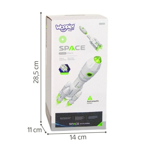 INTERAKTYWNA RAKIETA KOSMICZNA SPACE ZESTAW KREATYWNY DLA DZIECI