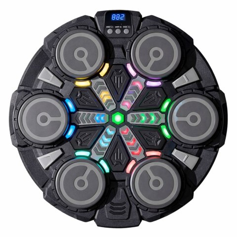 Interaktywna Muzyczna Tarcza Bokserska LED Bluetooth 3 Tryby Rękawice