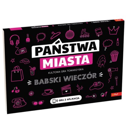 Kultowa Gra Towarzyska Państwa-Miasta Babski wieczór Trefl 30069