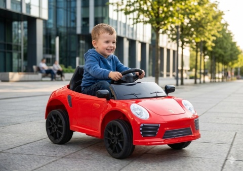 MAŁE AUTKO NA AKUMULATOR WMT-666 DLA DZIECKA 1-3 LAT ŚWIATŁA PILOT MP3 USB