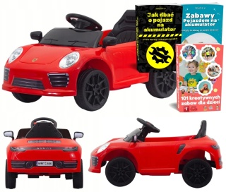 MAŁE AUTKO NA AKUMULATOR WMT-666 DLA DZIECKA 1-3 LAT ŚWIATŁA PILOT MP3 USB