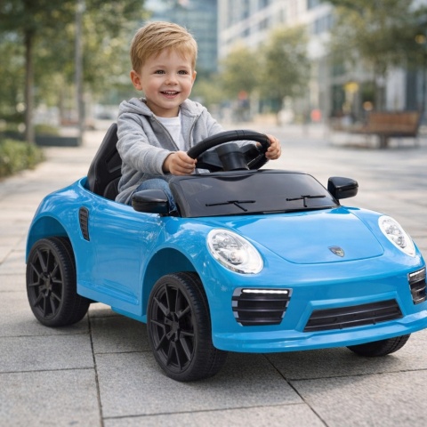 MAŁE AUTKO NA AKUMULATOR WMT-666 DLA DZIECKA 1-3 LAT ŚWIATŁA PILOT MP3 USB