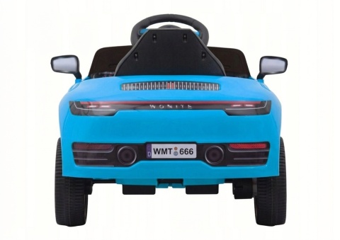MAŁE AUTKO NA AKUMULATOR WMT-666 DLA DZIECKA 1-3 LAT ŚWIATŁA PILOT MP3 USB