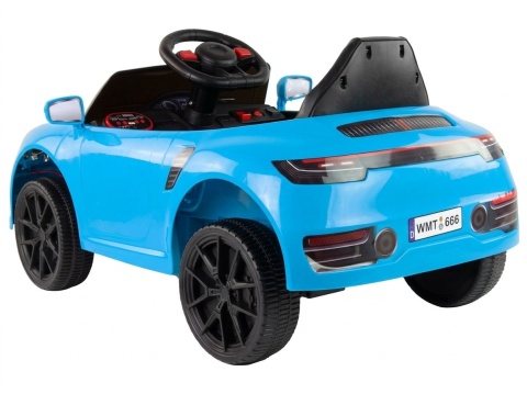MAŁE AUTKO NA AKUMULATOR WMT-666 DLA DZIECKA 1-3 LAT ŚWIATŁA PILOT MP3 USB